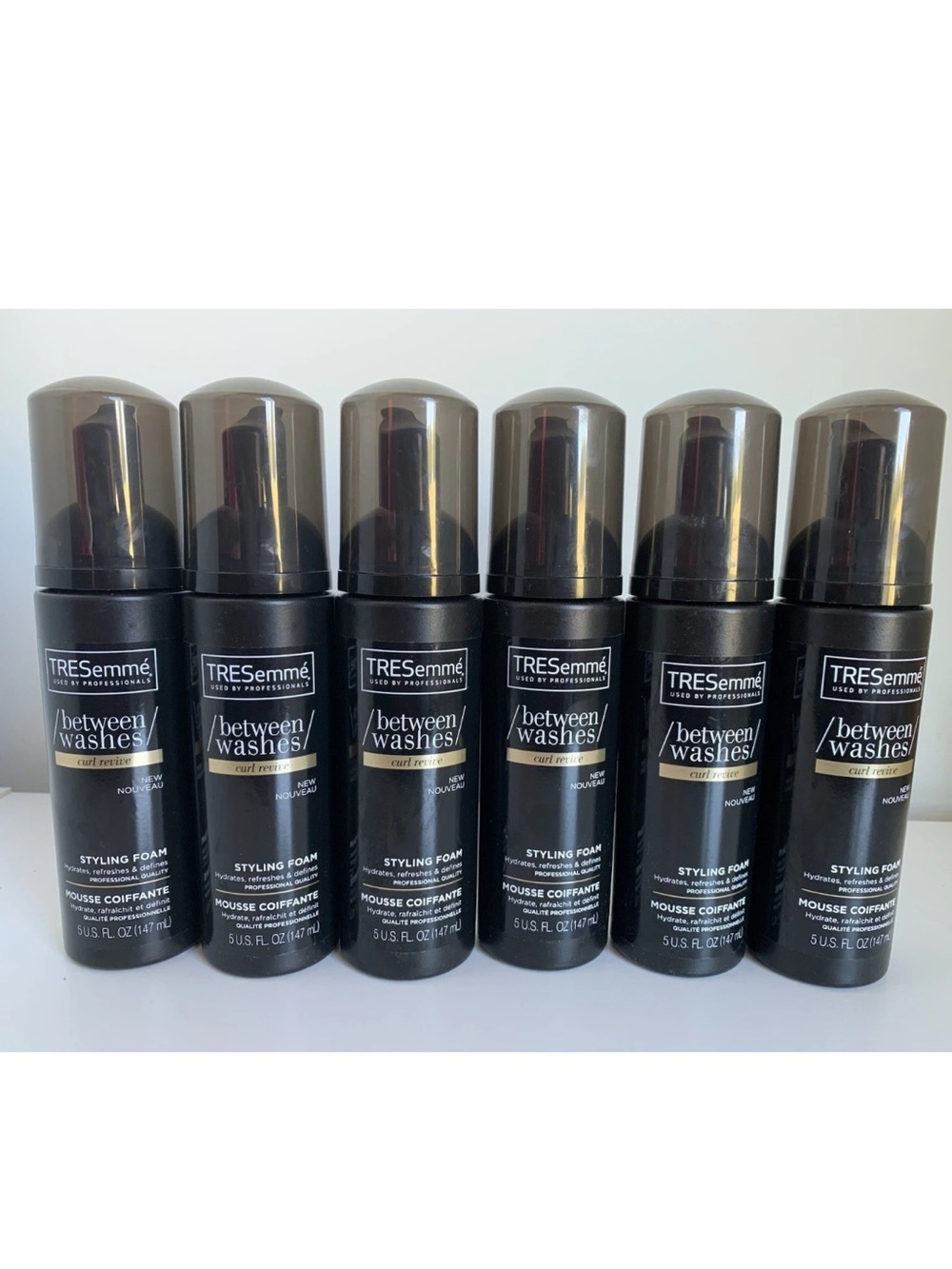 Tresemme between washes curl revive styling Foam lot of 6